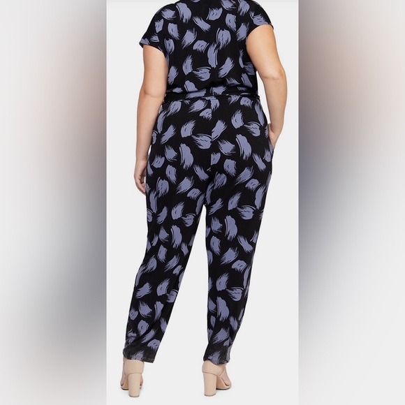 Dex Tied Surplice Cap-Sleeve Jumpsuit - 1X - Picture 2 of 4